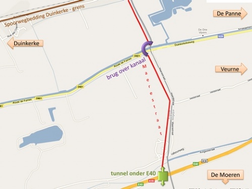 schema brug en tunnel